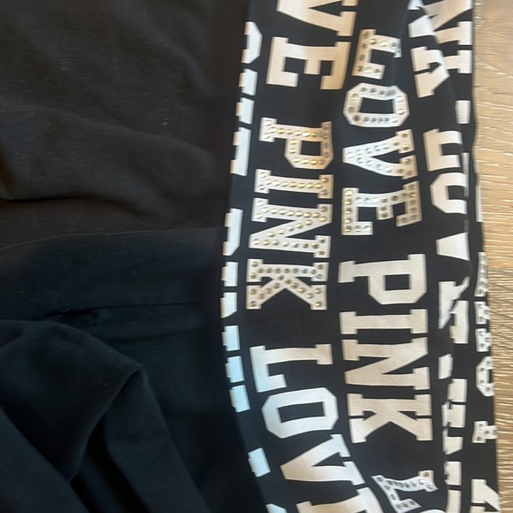 Pink Victoria’s Secret leggings - Picture 3 of 3